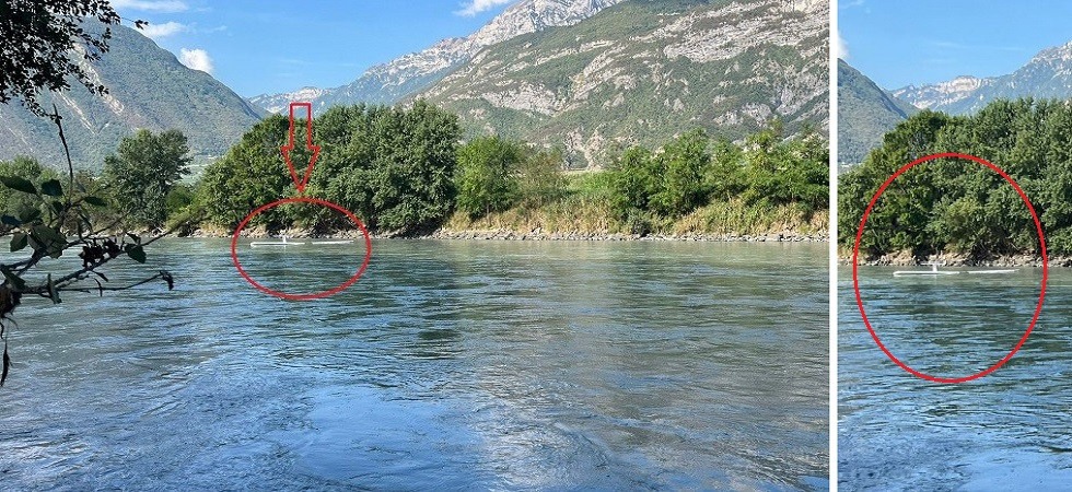Un velivolo precipita nell'Adige poco dopo l'aeroporto
